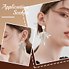 SOFPLATE 120Pcs 3 Size 304 Stainless Steel Stud Earring Findings STAS-SP0001-51P-5