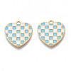 Alloy Enamel Pendants PALLOY-N170-020D-NR-1