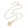 3Pcs 3 Sizes 304 Stainless Steel Macrame Pouch Empty Stone Holder Necklace Making NJEW-JN05237-8