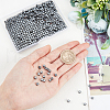 Olycraft 5 Strands Non-magnetic Synthetic Hematite Beads Strands G-OC0002-02-3
