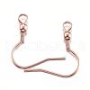 Ion Plating(IP) 304 Stainless Steel Earring Hooks STAS-D167-61RG-2