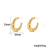 Stylish Stainless Steel C-Shaped Stud Earrings ND2304-2-1