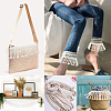 Polyester & Imitation Pearl Beaded Tassel Ribbon OCOR-XCP0002-82-5
