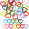 SUNNYCLUE 26Pcs 13 Colors Zinc Alloy Spring Gate Rings AJEW-SC0003-03-1