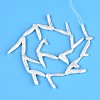 Natural Baroque Pearl Keshi Pearl Beads Strands PEAR-N021-16A-2