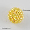 AB Color Chunky Round Resin Rhinestone Bubblegum Ball Beads X-RESI-S256-20mm-SAB10-2