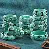 Chinese Style Cinnabar Bangles BJEW-U036-03-1