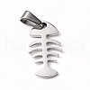 Tarnish Resistant 304 Stainless Steel Pendants STAS-I127-075P-1