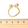 304 Stainless Steel Round Cuff Rings for Women RJEW-A063-01B-G-5