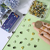 SUNNYCLUE 150Pcs 5 Colors Tibetan Style Alloy Rondelle Tube Bails FIND-SC0008-23-3