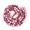 Transparent Baking Painted Glass Beads Strands DGLA-N009-10mm-03-3