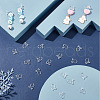 SUNNYCLUE 250Pcs Plastic Clip-on Earring Findings KY-SC0001-70-4