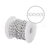 3m Aluminium Twisted Curb Chains CHA-YW0001-04S-4