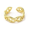 Rack Plating Brass Finger Ring RJEW-C072-01G-2