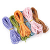  60 Yards 6 Colors Flat Faux Suede Cord LW-TA0001-02-10