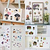 8 Sheets 8 Styles PVC Waterproof Wall Stickers DIY-WH0345-134-6