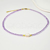 Mother's Day Jewellery Natural Freshwater Pearl & Glass Beaded Necklaces for Women AC5368-7-1