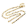 Brass Cable Chain Necklace Making KK-K337-12G-09-1