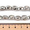 Electroplate Glass Beads Strands EGLA-V001-04D-4