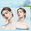 Beebeecraft 16Pcs 2 Colors Brass Micro Pave Clear Cubic Zirconia Earring Hooks KK-BBC0008-07-5