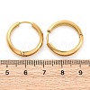 316 Surgical Stainless Steel Hoop Earrings for Women EJEW-G429-01C-G-5