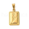 304 Stainless Steel Pendants for Necklaces STAS-L289-02G-1