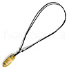 Bohemian Natural Verdite Stone Oval Pendant Necklaces WB6098-3-2
