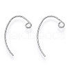 Brass Earring Hooks X-KK-Q735-346P-1