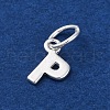 925 Sterling Silver Letter Charms STER-C012-01S-P-2