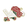 Mother's Day Alloy Enamel Pendants PALLOY-V001-02A-2