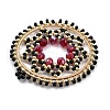 Seed Beads Beaded Pendants PALLOY-MZ00386-01-4