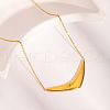 Elegant V-shaped Stainless Steel Pendant Necklaces for Women LC5573-1-1