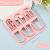 SUNNYCLUE 3Pcs 3 Styles ABS Plastic Plasticine Tools DIY-SC0025-44-2
