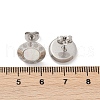 304 Stainless Steel Natural Shell Stud Earrings EJEW-Z089-23P-5