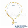 Iron Paperclip Chains/Cable Chains Necklaces NJEW-JN02703-01-5