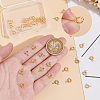 Unicraftale 40Pcs Brass Spring Ring Clasps KK-UN0002-74-2