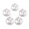 Non-Tarnish 304 Stainless Steel Pendants STAS-I098-05-1