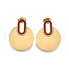 304 Stainless Steel Stud Earrings EJEW-Q030-01G-B-2
