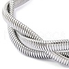 304 Stainless Steel Bracelet for Women BJEW-U009-04P-02-3