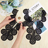 Sunflower Pattern Embroidered Floral Lace Collar DIY-WH0308-324A-3