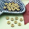 Brass Grade A Rhinestone Spacer Beads RSB036NF-12G-4