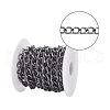 3m Aluminium Twisted Curb Chains CHA-YW0001-04B-4