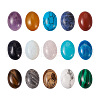 Kissitty 30pcs 15 Style Natural & Synthetic Gemstone Cabochons G-KS0001-08-1