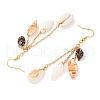 Natural Shell Dangle Earrings EJEW-TA00649-4