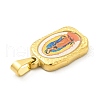 PVD Vacuum Plating 304 Stainless Steel Pendants STAS-A073-04G-02-3