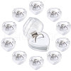 Heart Plastic Ring Boxes CON-WH0084-83B-1