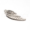 Tibetan Style Alloy Wing Pendants PALLOY-ZN48529-AS-RS-2