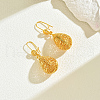 Alloy Hollow Teardrop Hoop Earrings MQ9359-5