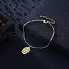 Trendy Brass Charm Bracelets BJEW-BB32150-5