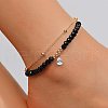 Double Layered Adjustable Beach Anklets KG0991-5-1